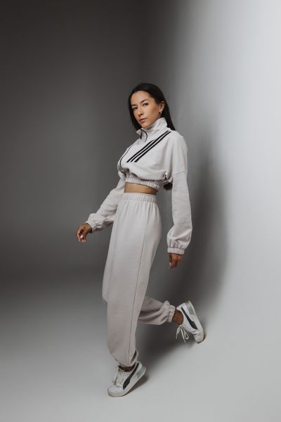 Жіночий спортивний костюм світлий &ndash; XS 0125-zsks-xs-s-m-l фото
